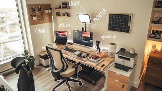 Modern Home Office amp Productive Workspace  WFH 2000 Hours Later [upl. by Baynebridge942]