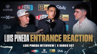 quotLuis Pineda wants all the smoke from Swarmzquot  Luis Pineda instant reaction to his entrance [upl. by Tarryn]