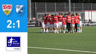 EnBWOberliga  BJunioren VfB Stuttgart II  FSV 08 BietigheimBissingen 202425 [upl. by Gilles]