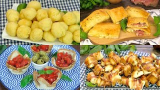 4 Idee facili e veloci per degli antipasti pieni di sapore [upl. by Mercy]