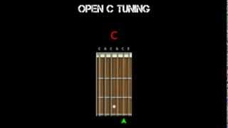 Guitar Tuning  Open C [upl. by Goldie726]