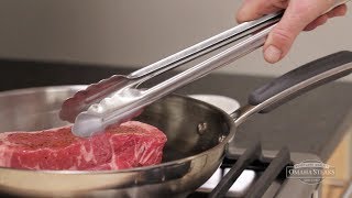 How to Pan Sear a Steak [upl. by Bertie]