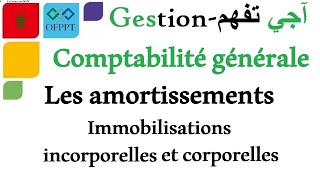 La comptabilité générale  Les amortissements Immobilisations incorporelles et corporelles [upl. by Pitt90]