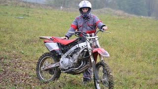 HONDA CRF 600 BUILD CBR 600 MOTOR [upl. by Crescin]