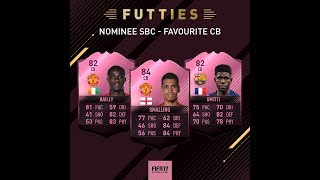 FIFA 17 SMALLING amp BAILLY FUTTIES SBC AND FREE 50K PACK [upl. by Yanehc]