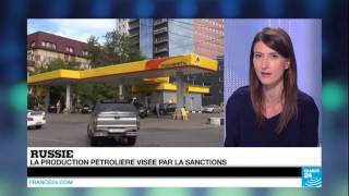 Russie  la production pétrolière visée par les sanctions [upl. by Attenol]