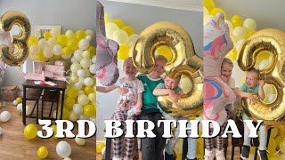 Elsie’s 3rd Birthday  Family Vlog [upl. by Erbas]