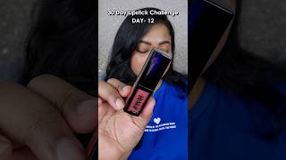 NYKAA MATTE TO LAST LIQUID LIPSTICK 30 Day Lipstick Challenge DAY12 shorts ashortaday ytshorts [upl. by Narah]