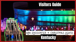 Ark Encounter Williamstown Kentucky  FULL VISITORS GUIDE and Christmas Lights [upl. by Anibor]