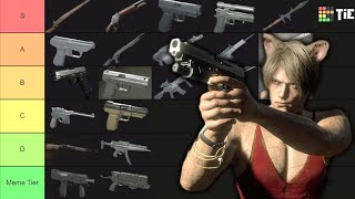 Resident Evil 4 2023 ALL 21 Weapons Ranked [upl. by Liuqa]