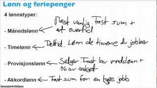 Lønn og feriepenger [upl. by Vonni]