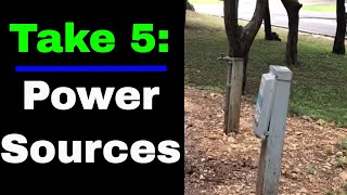 Take 5 Power Sources for a NuCamp TaB 400 [upl. by Hauck]