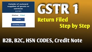 How to File GSTR 1 I GSTR 1 Return Filing I GSTR 1 File kaise kare I Monthly amp Quarterly GSTR 1 File [upl. by Roseann]