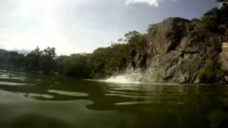 Lake Waccabuc Cliff Jumping [upl. by Ayerhs]