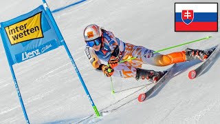 PETRA VLHOVÁ 2 KOLO OBROVSKÝ SLALOM V LIENZI 2023 [upl. by Nannoc820]