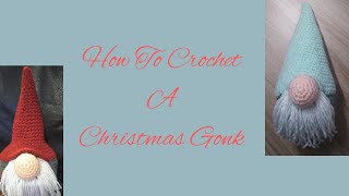 How To Crochet A Gonk  Christmas Gnome Part One [upl. by Wilt]