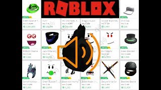 Four ROBLOX Hats that Make Sound InGame [upl. by Berthoud747]