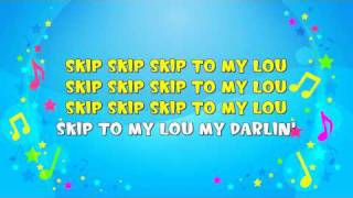 Skip to My Lou  Sing A Long  Skipping Song  Action Song  Nursery Rhyme  KiddieOK [upl. by Ylra]