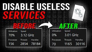 Disable UNWANTED PROCESSES on WINDOWS for BETTER GAMING 📈 [upl. by Machos]