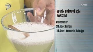 DrFeridun Kunaktan Kemik Erimesi İçin Karışım Tarifi [upl. by Boeschen]