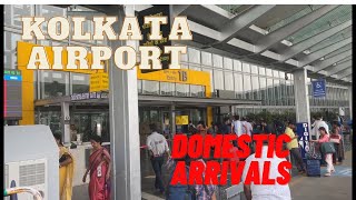 Kolkata Airport Domestic Arrivals  Complete Tour [upl. by Anelak]