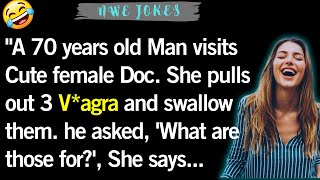 🤣 BEST JOKE OF THE DAY  A Man Goes To a Female doctor for Physical Checkup  DAD Jokes 😂 [upl. by Areta812]