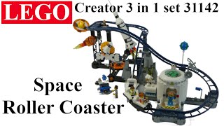 LEGO Creator 3 in 1 set 31142 – Space Roller Coaster  Unboxing and Build TUTORIAL [upl. by Donadee]