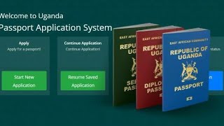 How to apply for passport online in Uganda [upl. by Tiffi]