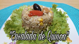 ENSALADA DE QUINOAMENÚ PROTEICO [upl. by Vial75]