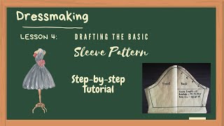 Drafting The Sleeve Pattern Stepbystep Tutorial EnglishTagalog [upl. by Clie]