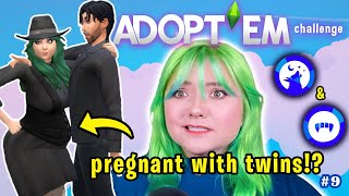 Preparing the nursery for our TWINS on the horse ranch  The Sims 4 Adopt Em Challenge Part9 [upl. by Rosinski420]