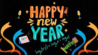 Happy New Year 🎊 Best mathematical wishes for 2024 🎊 [upl. by Nnoved]