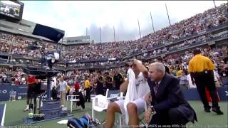 Andy Roddick Retires at US Open 2012 [upl. by Wylde]