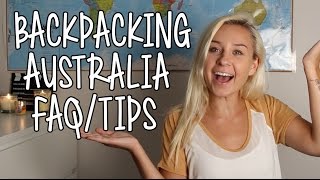 Backpacking Australia TIPSFAQ  Hostels Transportation City Recommendations amp MORE [upl. by Julienne178]