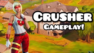 Crusher skin gameplay  Fortnite [upl. by Sheley]