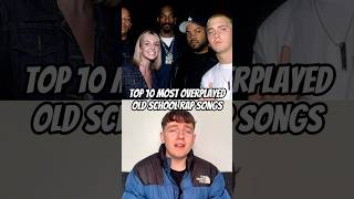 Top 10 OVERPLAYED Old School Rap Songs 😳 rap jayz shorts [upl. by Ahsiekal981]