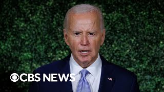 Biden holding major press conference amid calls to end 2024 campaign [upl. by Varick469]