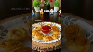 Trending Recipe of Potato Bhakarwadi shorts bhakarwadi samosa potato recipe [upl. by Lokin]