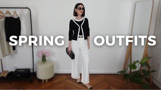 7 CASUAL CHIC SPRING OUTFITS ft PETITE STUDIO NYC [upl. by Sevik418]