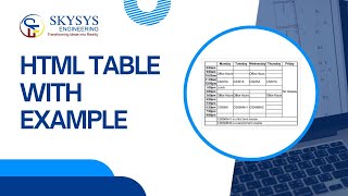 HTML Tables Explained with Example  Learn How to Create Tables in HTML  HTML TABLE [upl. by Damon]