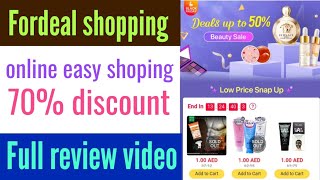 Fordeal shopping review hindi  online shopping kaise kre [upl. by Rolyks]