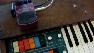 Hilltree  Behringer BSY 600 with old GEM organ [upl. by Lissie]