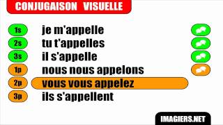 French verb conjugation  Sappeler  Indicatif Présent [upl. by Silber984]