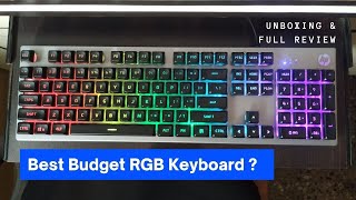 Best Budget RGB Gaming Keyboard From HP  K500F Unboxing and Review [upl. by Yhtomot]