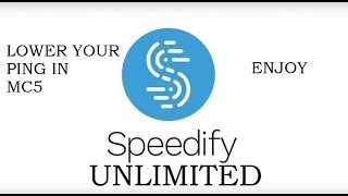 GET UNLIMITED DATA IN SPEEDIFY  LOWER YOUR PING IN MC5 [upl. by Niledam251]