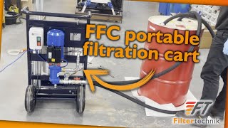 FFC portable fuel filtration cart demo [upl. by Pascoe]