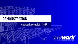 DEMO cadwork utilisation complete  317  Architecture parois et ouvertures [upl. by Leverick]