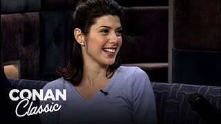 Marisa Tomei Keeps Her Oscar In The Bathroom  Late Night with Conan O’Brien [upl. by Yleme718]