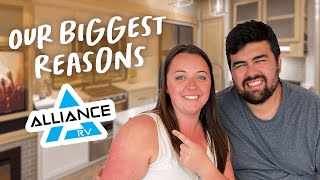 Why We Chose an Alliance Avenue Fifth Wheel features build quality company values amp more [upl. by Adrianna]