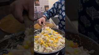 Rakhi aarhi h bhai se pange ni🫢 nehabisht cooking food homemadefood whitesaucepasta easy [upl. by Ellegna]